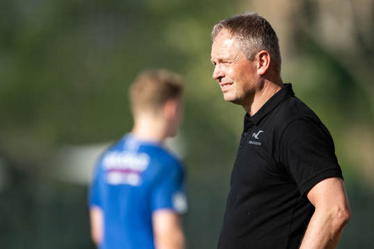 Head coach Oskar Hrafn Thorvaldsson of Haugesund
