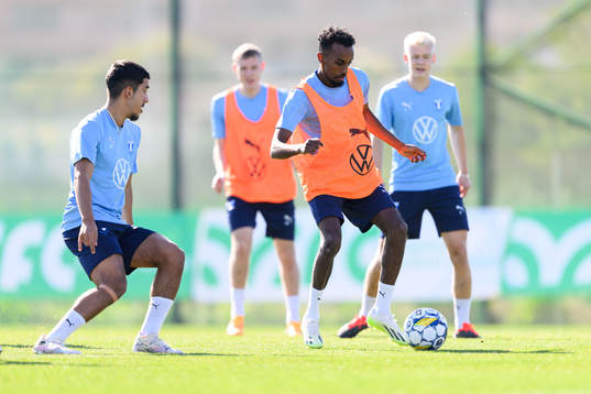 Malmö FFs Zakaria Loukili och Taha Ali