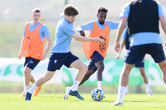 Malmö FFs Oliver Berg och Taha Ali