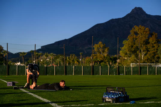 John Guidetti får behandling