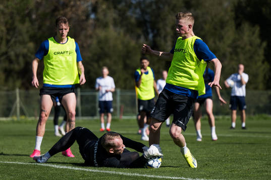IFK Göteborgs målvakt Pontus Dahlberg och Benjamin
