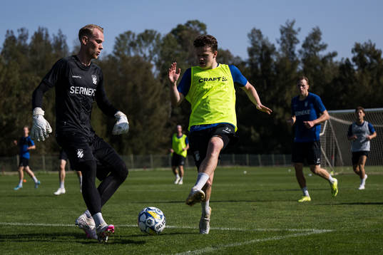 IFK Göteborgs målvakt Pontus Dahlberg och Kolbeinn