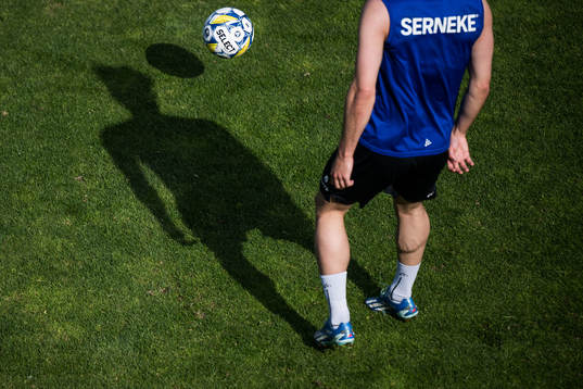 Skugga av spelare