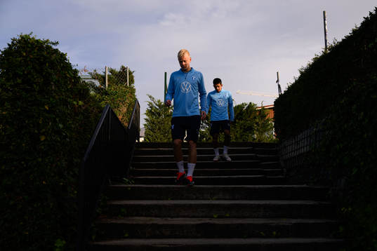 Malmö FFs Otto Rosengren och Zakaria Loukili