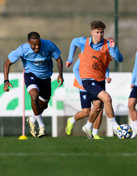 Malmö FFs Derek Cornelius och Hugo Bolin
