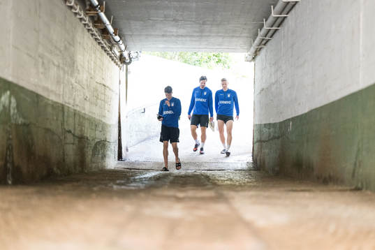 IFK Göteborgs Gustaf Norlin, Gustav Svensson och Oscar