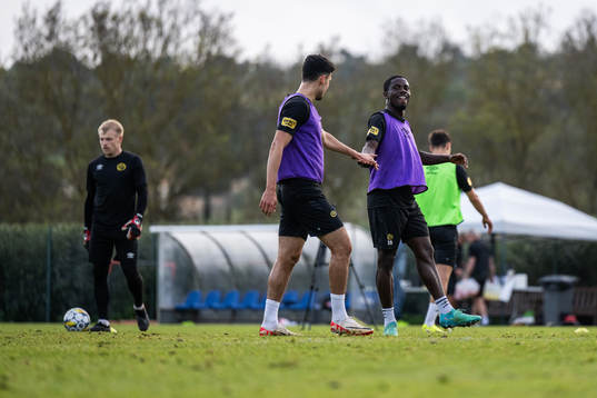 Dion Krasniqi och Michael Baidoo