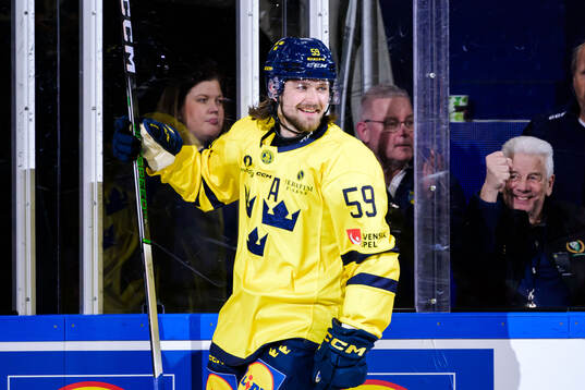 Linus Johansson of Sweden celebrates