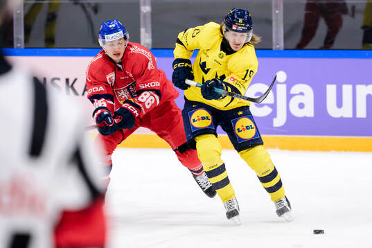 Lukas Jasek of Czech Republic and Marcus Sörensen of Sweden