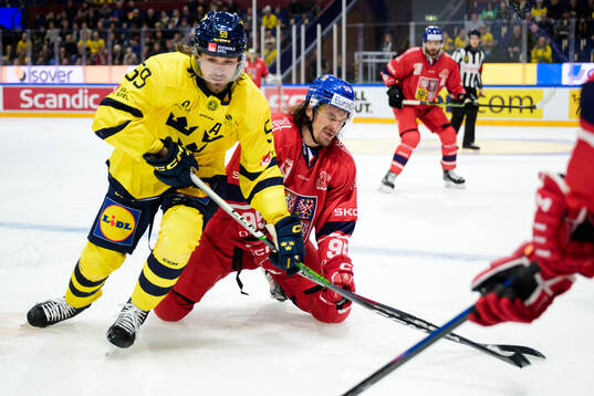 Linus Johansson of Sweden Daniel Vozenilek of Czech Republic
