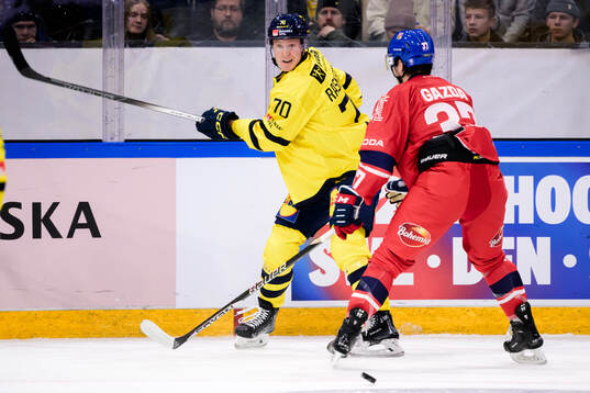Dennis Rasmussen of Sweden and Daniel Gazda of Czech