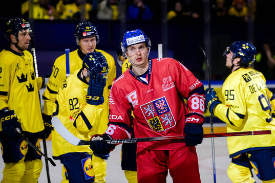 Lukas Jasek of Czech Republic looks dejected
