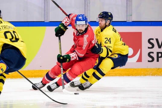 Simon Stránský of Czech Republic and Oscar Lindberg of
