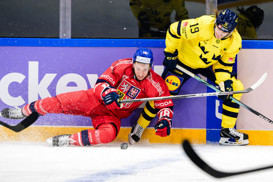 Jakub Rychlovský of Czech Republic and Marcus Sörensen of