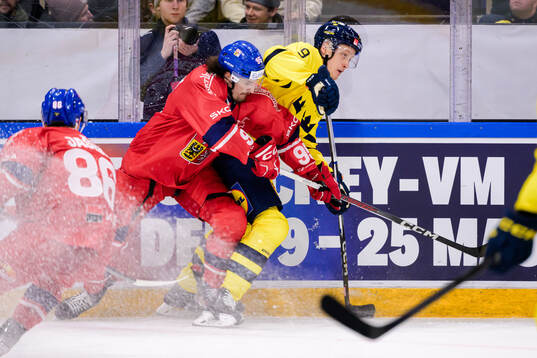 Daniel Vozenilek of Czech Republic and Gabriel Carlsson of