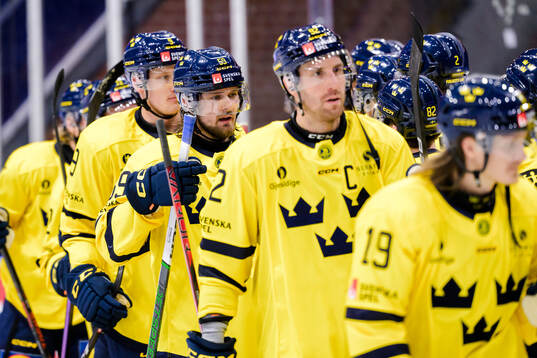 Linus Johansson of Sweden celebrates