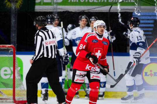 Samuel Kreis of Switzerland looks dejected during the