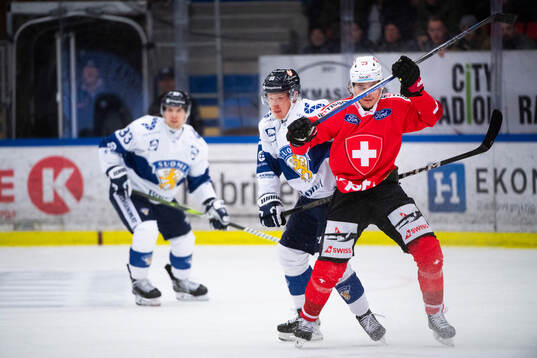 Sandro Schmid of Switzerland Eemeli Suomi of Finland