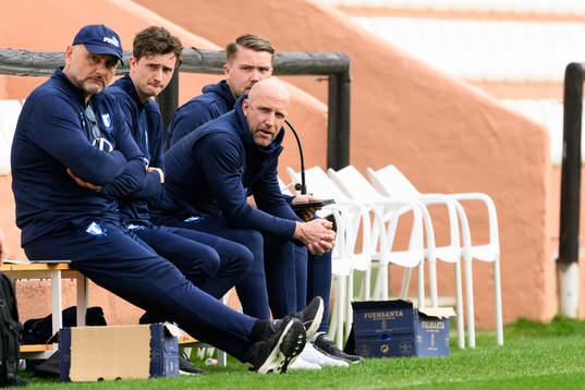 Goalkeeper coach Jonnie Fedel, Assistant coach Martin Falk,