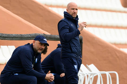 Goalkeeper coach Jonnie Fedel and Head coach Henrik