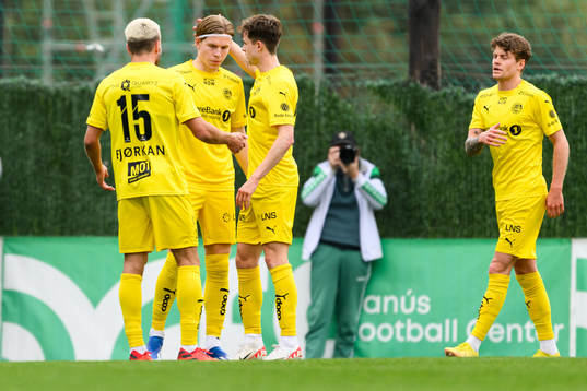 Jens Petter Hauge of Bodø/Glimt celebrates