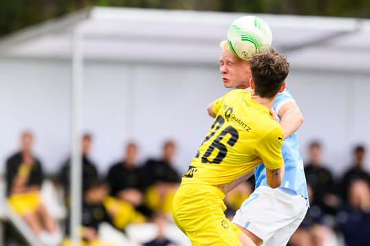Håkon Evjen of Bodø/Glimt and Otto Rosengren of Malmö FF