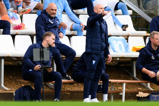 Head coach Henrik Rydström of Malmö FF