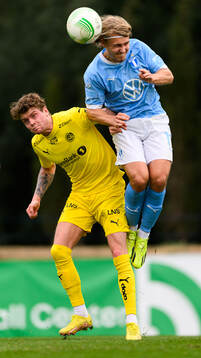 Sondre Sørli of Bodø/Glimt and Sebastian Nanasi of Malmö