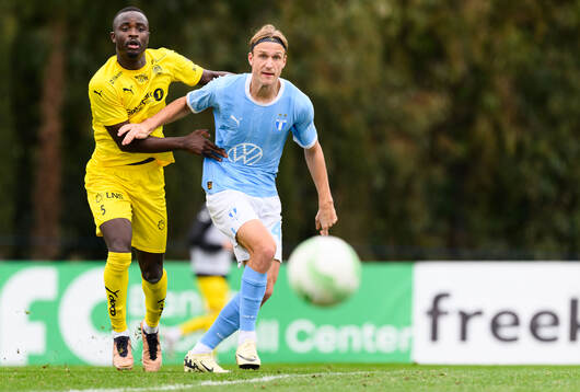 Brice Wembangomo of Bodø/Glimt and Erik Botheim of Malmö