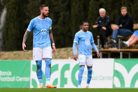 Pontus Jansson and Martin Olsson of Malmö FF