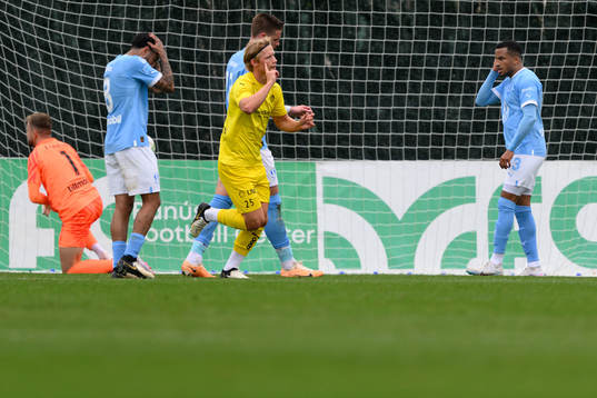 Tobias Fjeld Gulliksen of Bodø/Glimt celebrates