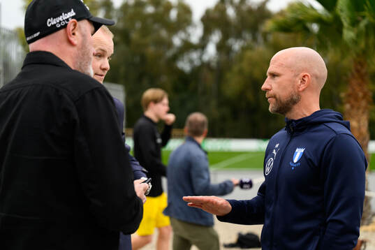 Head coach Henrik Rydström of Malmö FF
