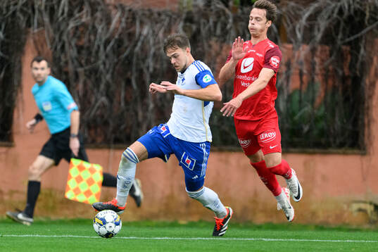 Anton Eriksson of IFK Norrköping and Felix Horn Myhre of