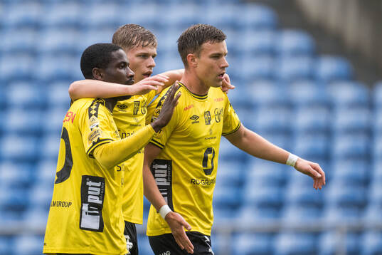 Michael Baidoo, Gottfrid Rapp and Andri Fannar Baldursson