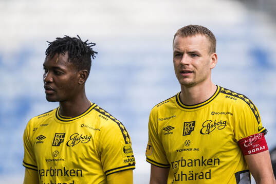 Jalal Abdullah and Gustav Henriksson of Elfsborg