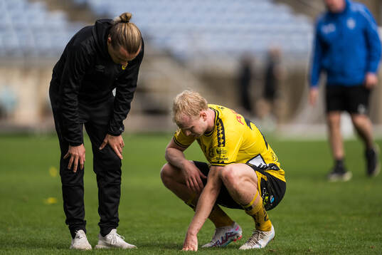 Niklas Hult and André Boman of Elfsborg