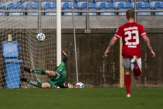 Goalkeeper Melker Uppenberg of Elfsborg