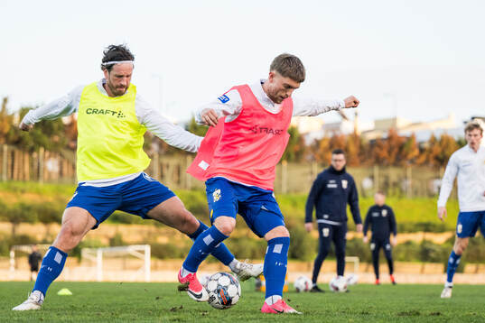 Gustav Svensson and Andreas Pyndt of IFK Göteborg
