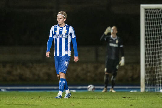 Johan Bångsbo of IFK Göteborg looks dejected