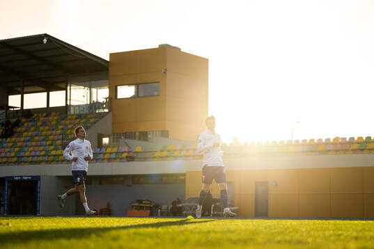 Sebastian Hausner and Kolbeinn Thordarson of IFK Göteborg