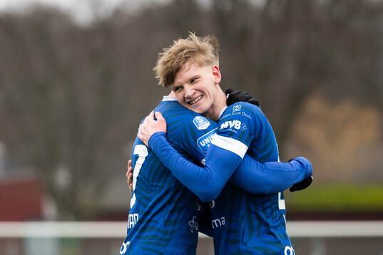 Trelleborgs Fillip Boman och Karl Wendt jublar