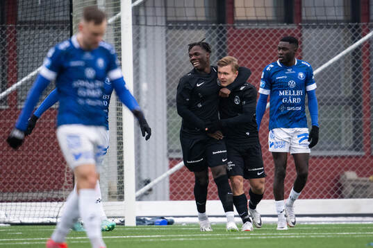 Landskrona Vincet Sundberg jublar
