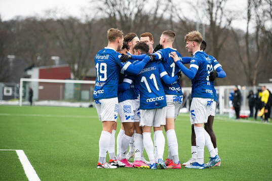 Trelleborgs Kalle Wendt jublar
