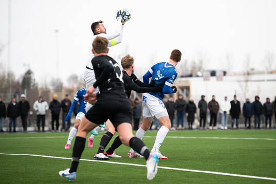 Landskronas målvakt Amr Kaddoura