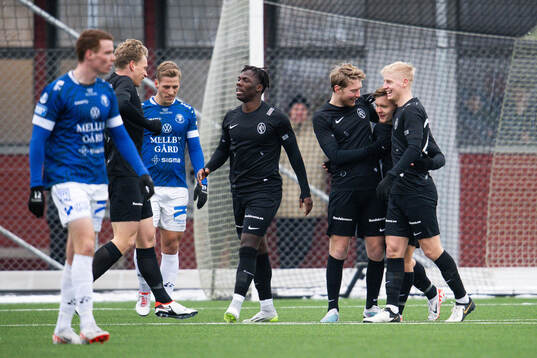 Landskronas Vincent Sundberg jublar