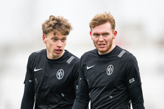 Landskronas Gustaf Bruzelius och Melker Jonsson