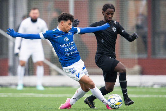 Landskronas Max´Med Mohamed och Trelleborgs Othmane Salama