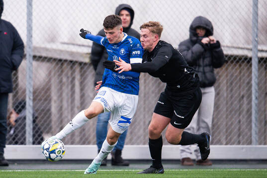 Landskronas Jesper Strid och Trelleborgs Eren Alievski