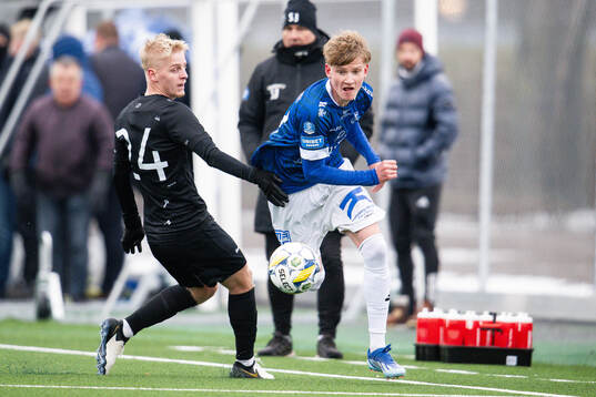 Landskronas Emil Lindman och Trelleborgs Kalle Wendt