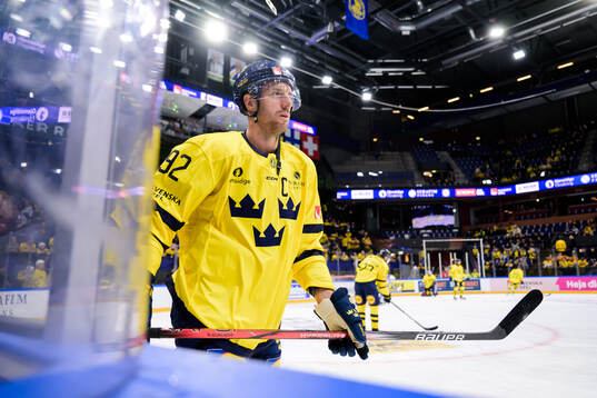 Patrik Nemeth of Sweden ahead the Beijer Hockey Games